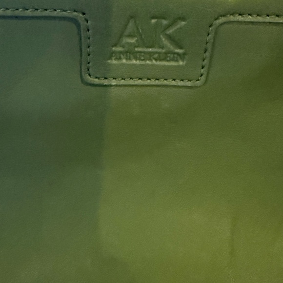 Anne Klein Bag Olive Green & Gold Hardware Vintage - Picture 4 of 13